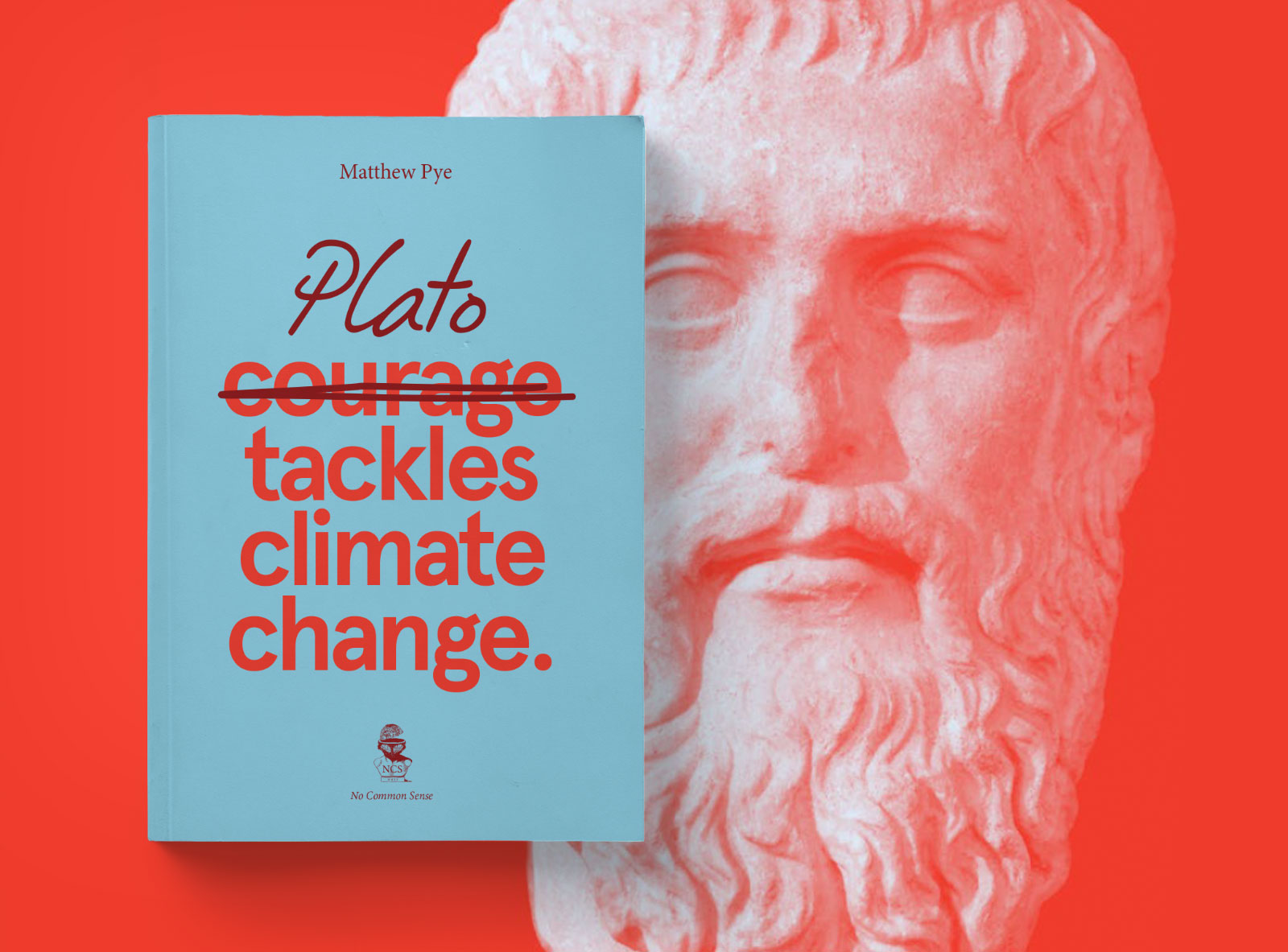 Plato Tackles Climate Change with Plato bust