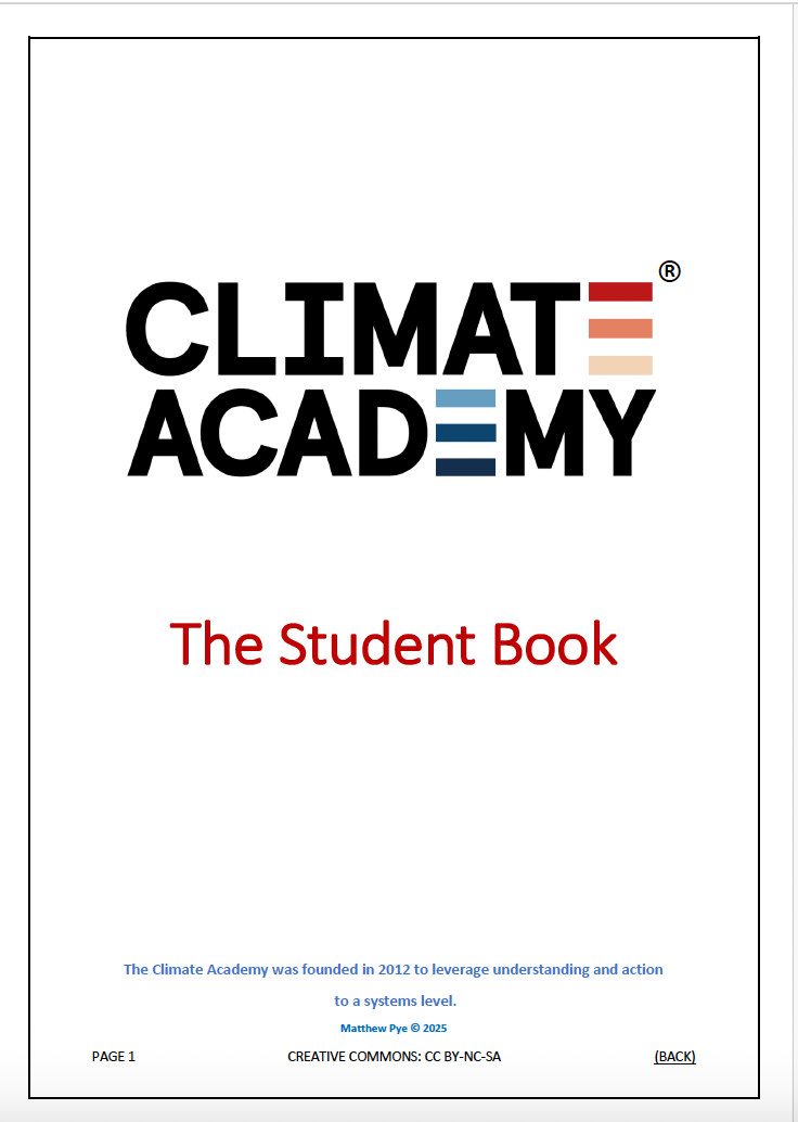 The Climate Academy Student Book preview